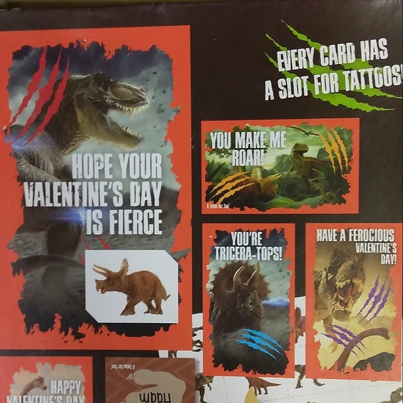 NIB | 20 🦖 Dino Tattoo Valentine's 🦕 - Picture 9 of 16